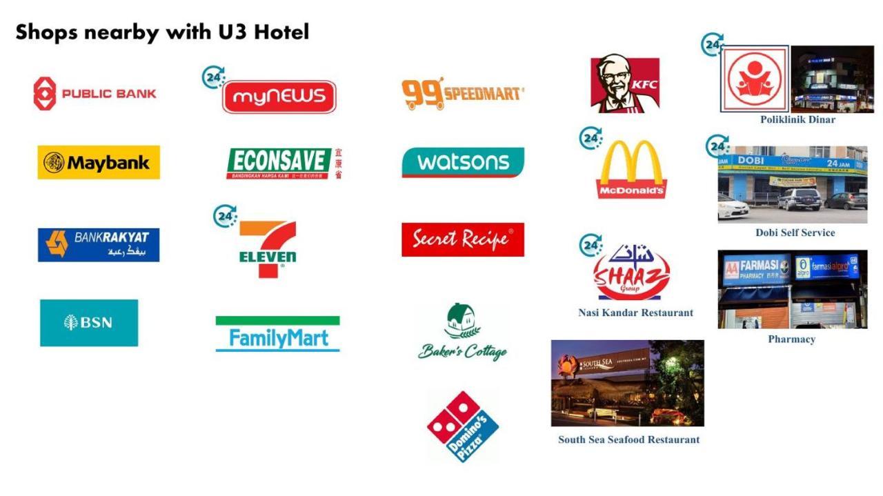 U3 Hotel Subang Jaya Buitenkant foto